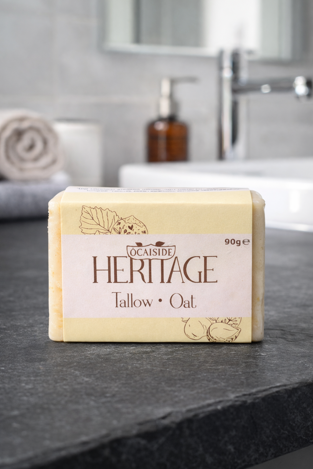 Tallow & Hazelnut Soap Bar (90g)